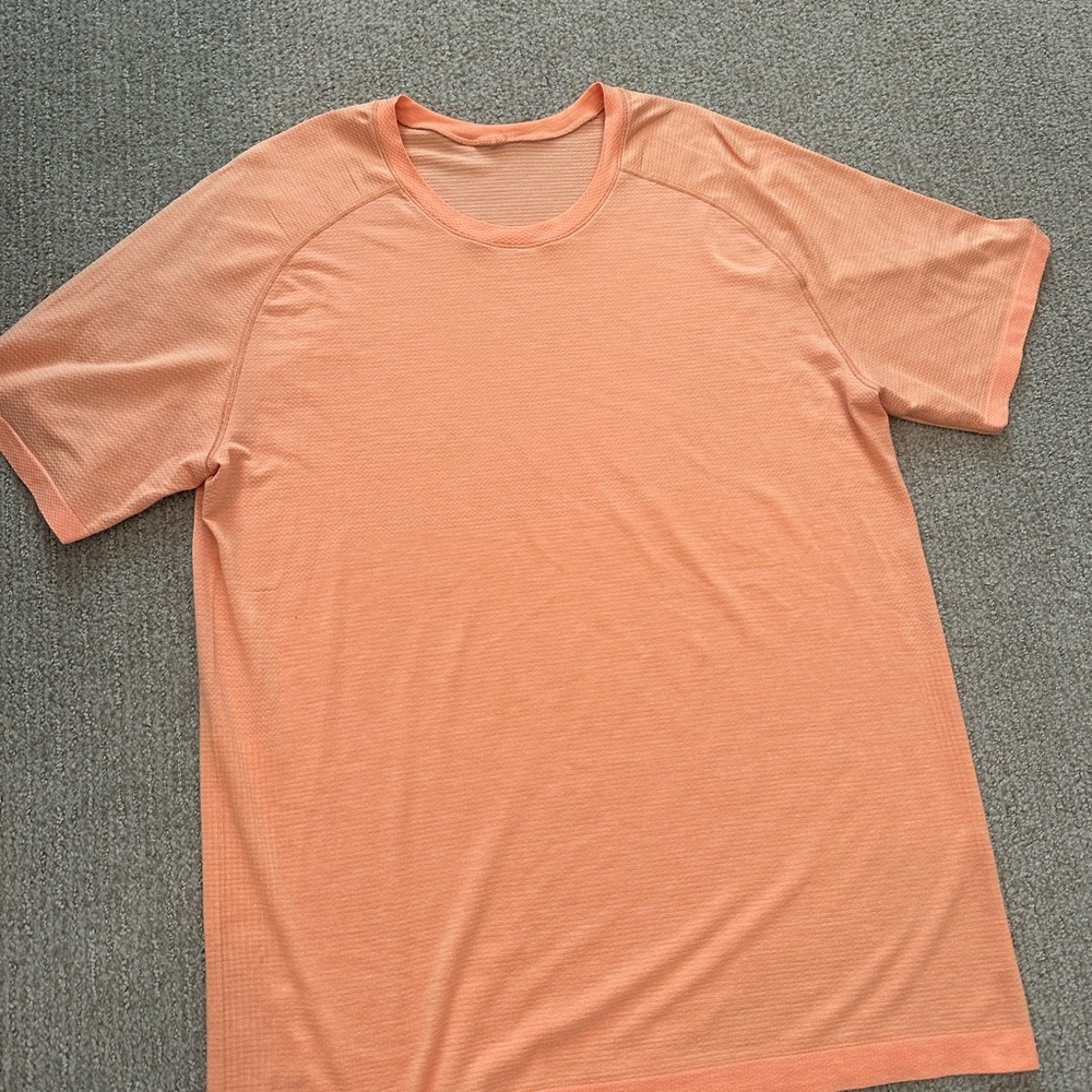 Lululemon Athletica Peach Short Sleeve Tee